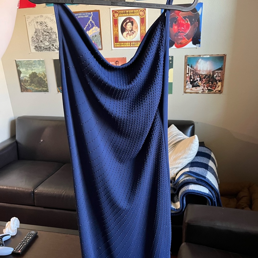 Vintage Navy Blue Dress